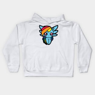 Rainbow Dash Tooniefied Kids Hoodie